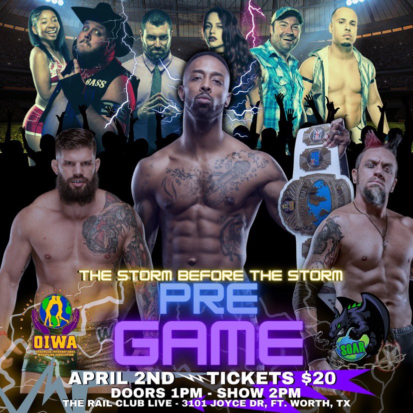 DeanFleming903's tweet photo. In roughly 24 hours, we kick off “The Storm Before The Storm”. Speaking of kick off, that’s exactly what’s going to happen to @RonBassJr’s face when he steps in the ring with me. #UndeniableOne #WatchYourFace #Champ
Get tickets here: https://t.co/qrweBL5BZc https://t.co/ttB9kYaUDE