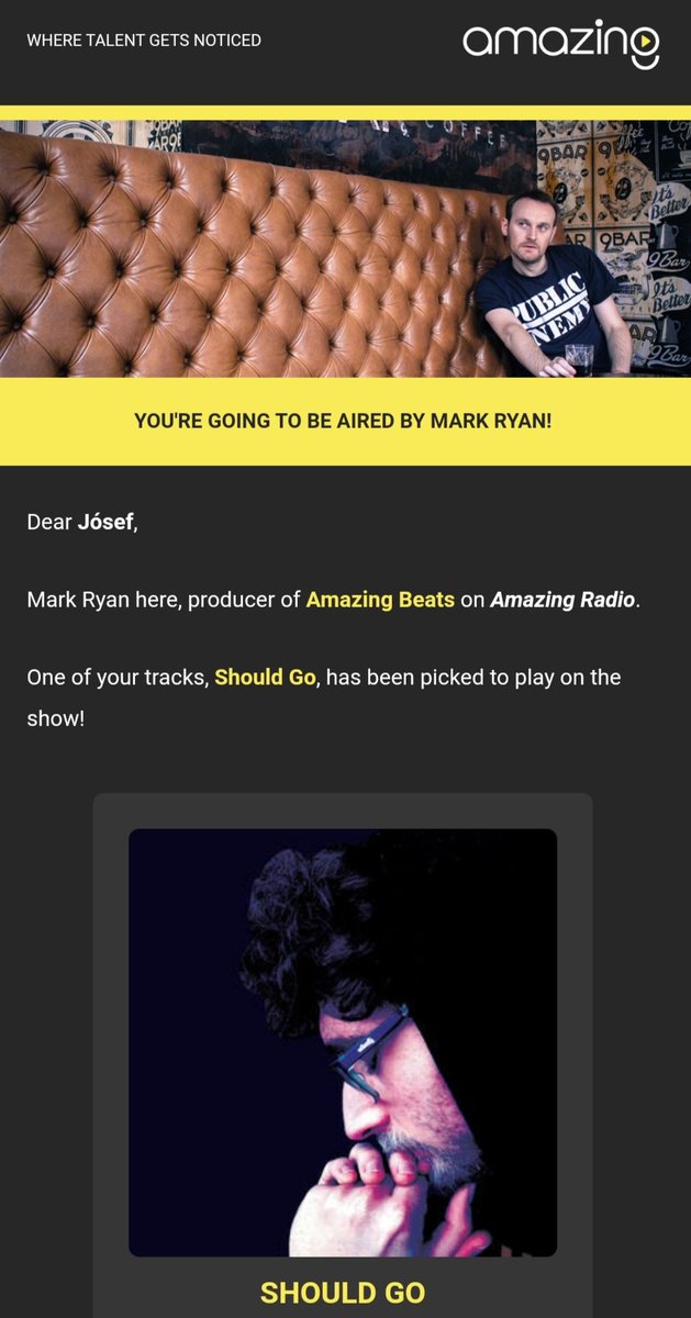 Tuning in right now, listening to some bangers from some awesome up and coming artists 👀 <a href="/amazingradio/">Amazing Radio</a>  #checkitout