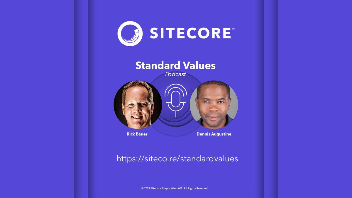 Rick Bauer (@sitecordial) on Twitter photo Don't miss Episode 1 of <a href="/Sitecore/">Sitecore</a>'s Standard Values podcast with one of my favorite #sitecore MVPs - <a href="/SitecoreDennis/">Sitecore Dennis</a> from <a href="/KonabosInc/">Konabos Inc.</a> as we talk about the business value of composable #sitecore solutions. Don't miss Episode 1 of <a href="/Sitecore/">Sitecore</a>'s Standard Values podcast with one of my favorite #sitecore MVPs - <a href="/SitecoreDennis/">Sitecore Dennis</a> from <a href="/KonabosInc/">Konabos Inc.</a> as we talk about the business value of composable #sitecore solutions.