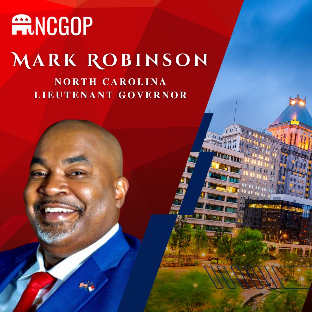 NCGOP's tweet photo. Join Lt. Gov. Mark Robinson and other Republican leaders from across the state for the 2022 NCGOP State Convention! Tickets for the blockbuster event, May 19-22 at the Koury Convention Center in Greensboro, are going fast! Get yours today HERE. https://t.co/djKsjebbTM https://t.co/DLRbZEVsqq