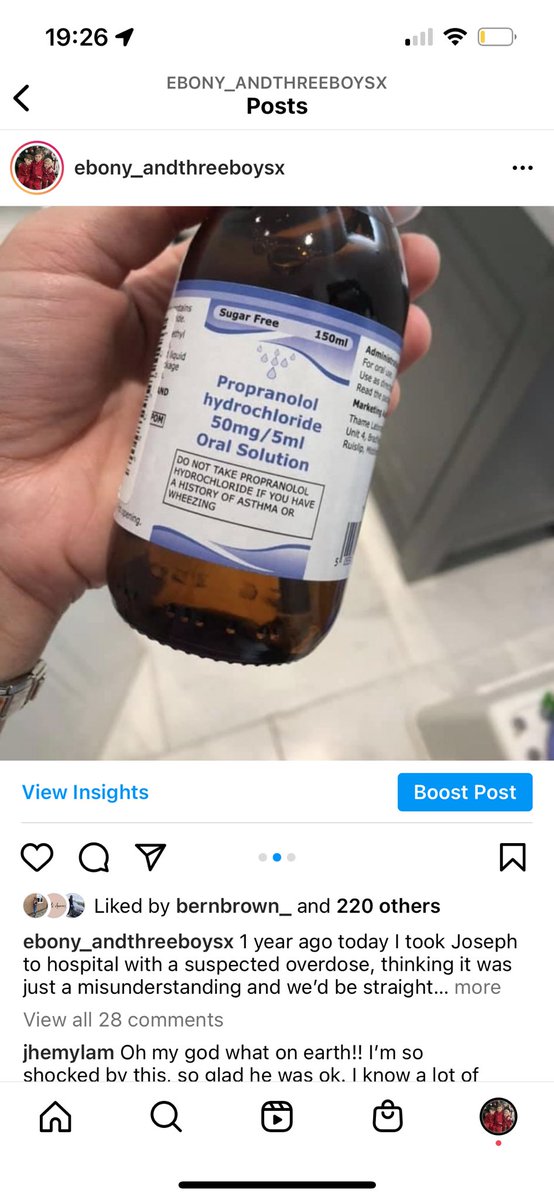 _ebonycrawford's tweet photo. @dave_gilsenan @TheHPRA This is how my baby overdosed. The 5mg/5ml and 50mg/5ml propranolol bottles were almost identical, and the pharmacy labelled the wrong one. He was having 150mg a day instead of 15mg 🤯 luckily he survived https://t.co/CJIJ6Wkydl