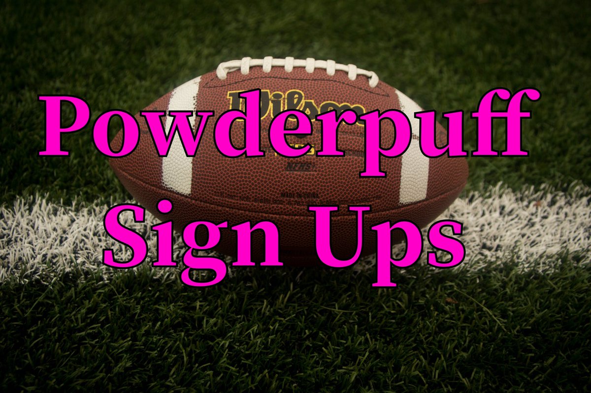 Hey Juniors, powderpuff signs ups are happening now! Use this link, docs.google.com/forms/d/e/1FAI… ,to sign up by Tuesday at 11:59🙌 #22youwilllose
