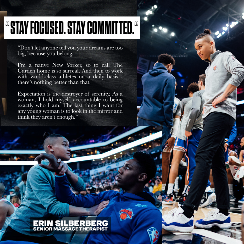 nyknicks's tweet photo. 𝐈𝐟 𝐲𝐨𝐮 𝐜𝐚𝐧 𝐬𝐞𝐞 𝐡𝐞𝐫, 𝐲𝐨𝐮 𝐜𝐚𝐧 𝐛𝐞 𝐡𝐞𝐫.

For Women’s History Month, we celebrated the women around the team who make it all happen.