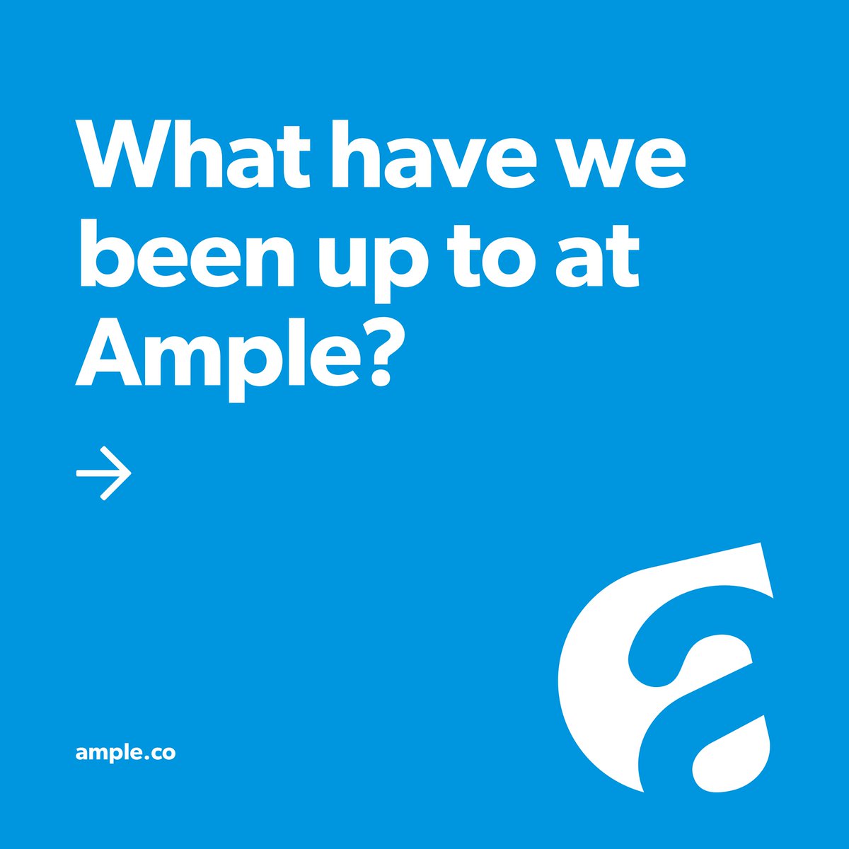 helloample's tweet photo. Our social feed has been a little quiet lately, but there’s actually been a lot going on behind the scenes. Here’s what we’ve been up to over the past few months. → https://t.co/A8xcHJjx0F