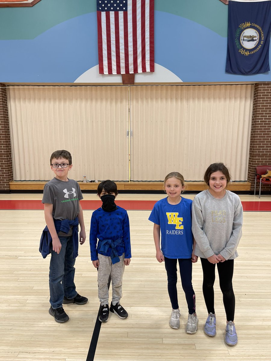 Excited for these <a href="/RichardsvilleEl/">Richardsville Elem</a> bobcats to compete in the fastest kid race tomorrow!! <a href="/wku/">Western Kentucky University</a> We are proud of you!