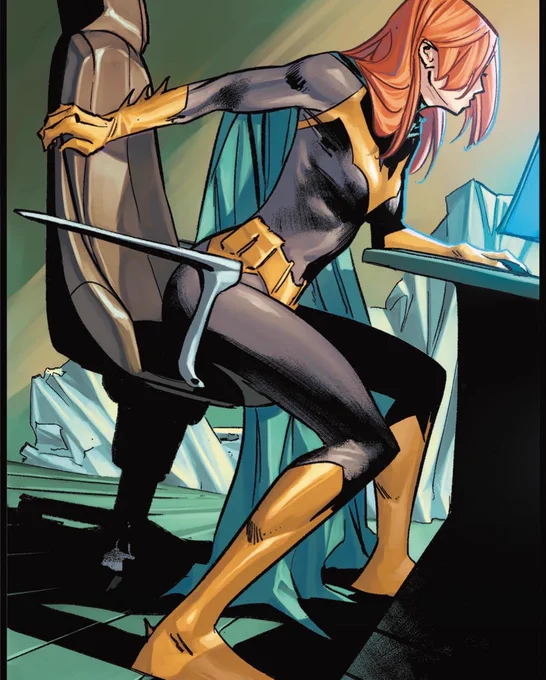 Remembering the day Batgirl dressed as Oracle again.. Happy weekend, friends! #batman #100 #oracle #batgirl ⁦@tomeu_morey⁩ colors ;) 🔥🔥 