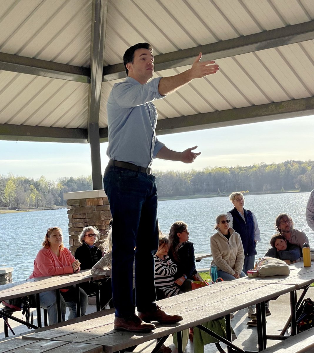 JeffJacksonNC's tweet photo. What a beautiful campaign kickoff in Gaston County. 

Had about 70 people join us for a great conversation about their county and their country. 

Thanks to everyone who stopped by - and looking forward to seeing you again on the campaign trail. https://t.co/jOq7FYZ6Od