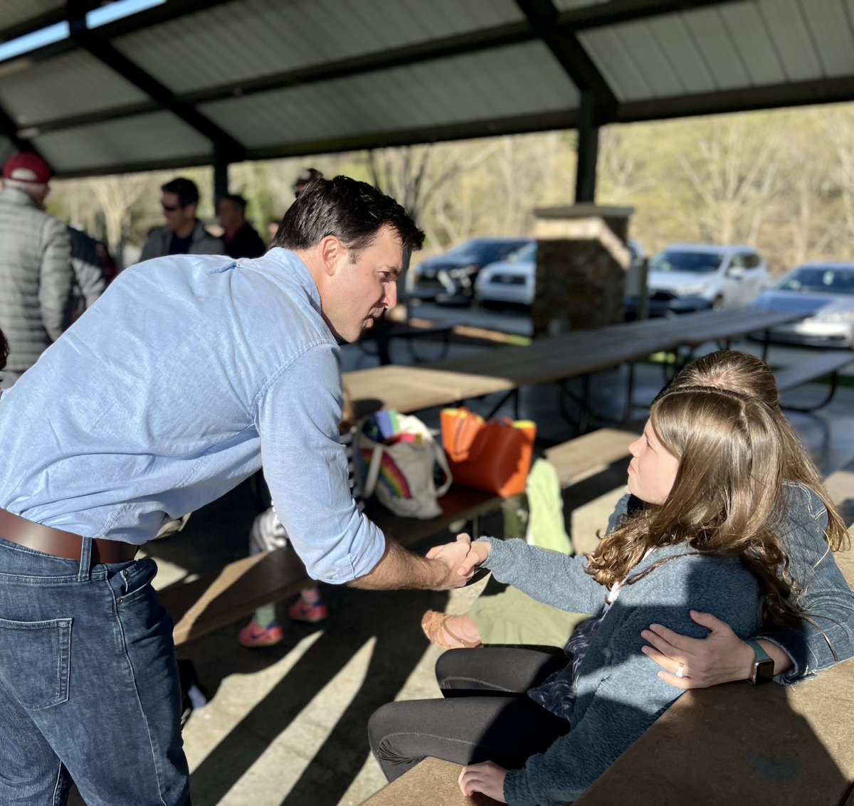 JeffJacksonNC's tweet photo. What a beautiful campaign kickoff in Gaston County. 

Had about 70 people join us for a great conversation about their county and their country. 

Thanks to everyone who stopped by - and looking forward to seeing you again on the campaign trail. https://t.co/jOq7FYZ6Od