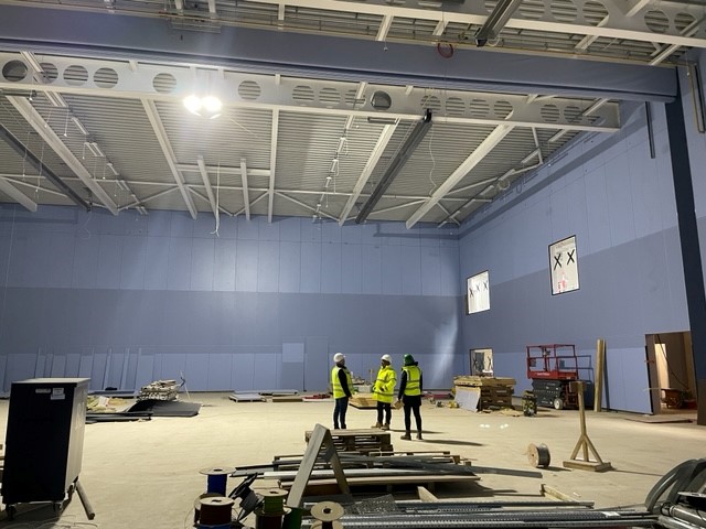 CampusMelksham's tweet photo. April already!!!  Excitement is growing as the campus building continues to take shape.  @Sport_England 🙂 https://t.co/YrYdldKNQt