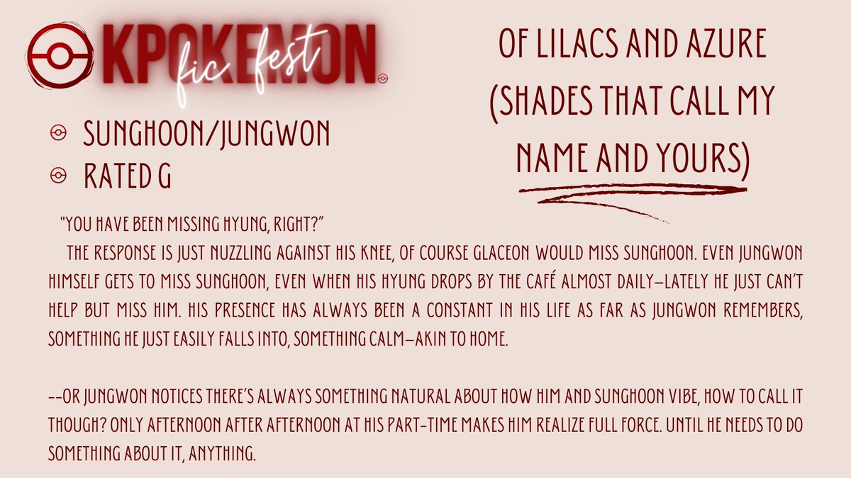 kpokemonfest's tweet photo. ❤️ of lilacs and azure (shades that call my name and yours)
❤️ selenyst
❤️ Sunghoon/Jungwon, 6.4k, 1/3
❤️ https://t.co/UvsJP050h3 https://t.co/o8DZWNAFam