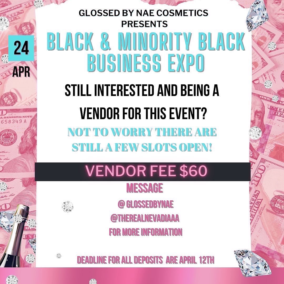 therealnevadiaa's tweet photo. It’s that Time!! This is my FINAL FAREWELL event in Valdosta!🥺We have 23 Amazing Vendors 🎉

This Event will be held On Sunday April 24th from 1-5 PM at Mathis Auditorium!

Still interested in Becoming a vendor?  Slots are still open!

Tell a friend to tell a Friend
4/24/2022 💰 https://t.co/2zOxIVOTd2