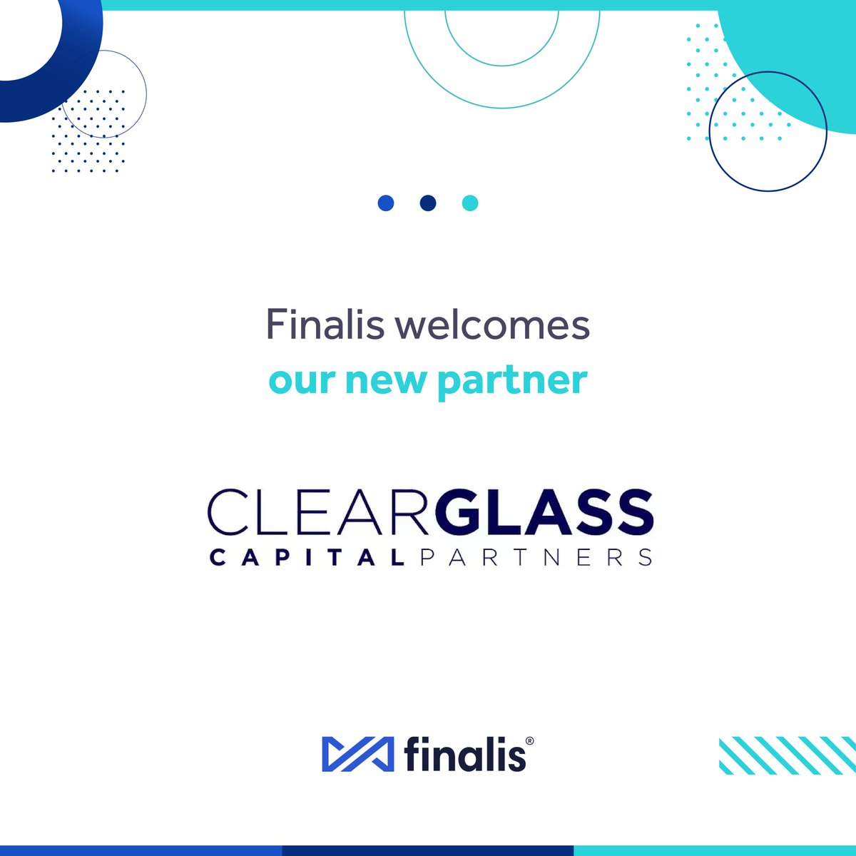 finalis's tweet photo. Finalis is proud to welcome @ClearglassCap as our new partner!
Clearglass Capital Partners delivers a high level of expertise and service to a wide variety of emerging alternative and asset management companies and service providers.
#Finalis #PoweringDealmakers #BrokerDealer https://t.co/P997IcVpBy