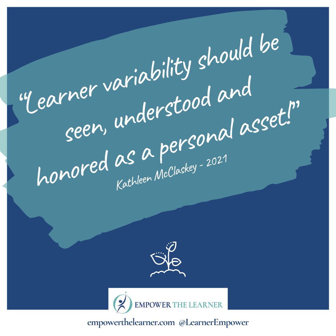 'What is Learner Variability and Why Does it Matter?' 'Learner Variability should be see, understood and honored as a personal asset!'@khmmc Read more  bit.ly/3Nrmo29  #edchat #UDLchat #inclusion #k12chat @JulieHartmanLC @hillary_atp @UDLIRN @CAST_UDL #K12 #education