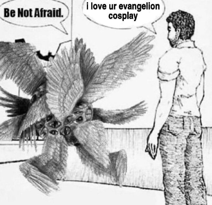 lovekaworus's tweet photo. evangelion meme of the day https://t.co/QWMrmkWlgH