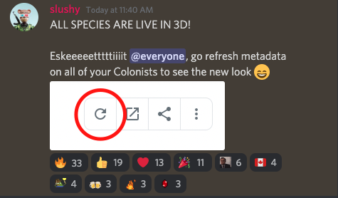 ColonyNFT's tweet photo. ALL SPECIES ARE  NOW LIVE IN 3D.

Hit refresh metadata on Opensea to see yours :D https://t.co/vkgNXsgeAH