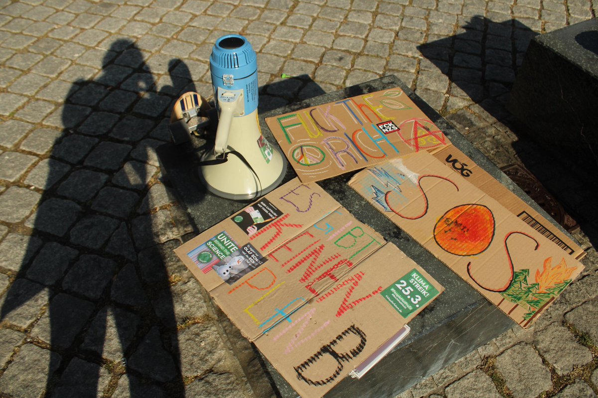 Am 25.03 haben auch wir wieder gestreikt 😊

Diesmal waren wir auf dem Marienberger Markt unter dem Thema #peoplenotprofit 🔥

Wir danken allen die dabei waren 💚☺️.