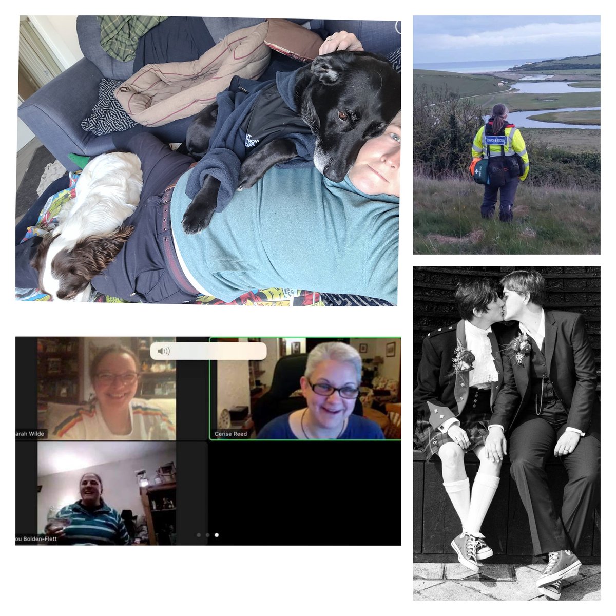 LFlett31's tweet photo. @HP_Community #ThisLove(s)BenDog, needing post op snuggles,and JupPup wanting to be close,so I got an airbed as he couldn't jump. My First Responder Search&amp;Rescue role,which I got into because of the @HP_Community ensuing lockdown Ginanigans, and most of all, my Wife, who is my Life, Always. https://t.co/oaplERaTrk