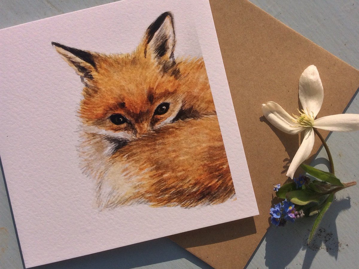 Excited to share this item from my #etsy shop: Fox card, watercolour fox, fox pictures art, fox gifts, greeting cards fox, foxaintings, fox print, fox lover presents, foxes fox things, etsy.me/3K5VD1e