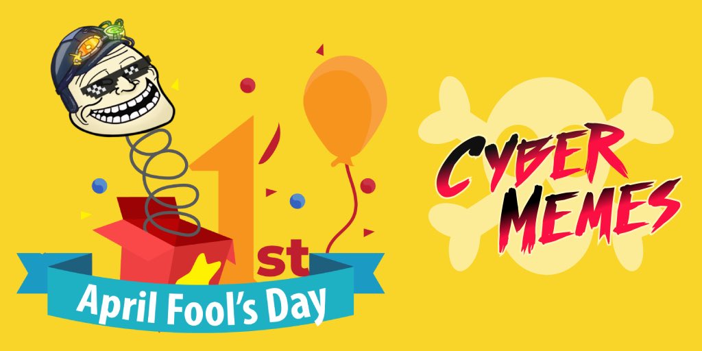 Hey! Don't be mad at people today,
We wish you a happy #foolsday! 😝

#CyberMemes #memes #memesdaily #NFTCommunity #nftnews #NFTProjects #AprilFoolsDay #AprilFoolsDay2022
