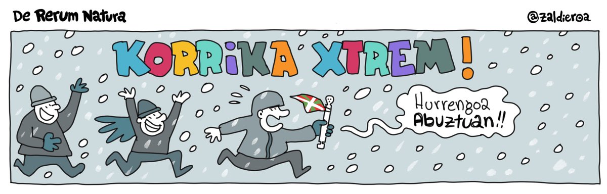 zaldieroa's tweet photo. Gaurko zinta @berria n, Korrika Xtrem ! https://t.co/YPBbW8YZoc