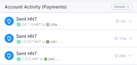 My payments to my #Helium hosts for the month of March.  For those of you complaining about earnings, you HAVE to implement optimum setups, AND give fair compensation to hosts with great spots. #Crypto #ThePeoplesNetwork https://t.co/sokHbfGMh2