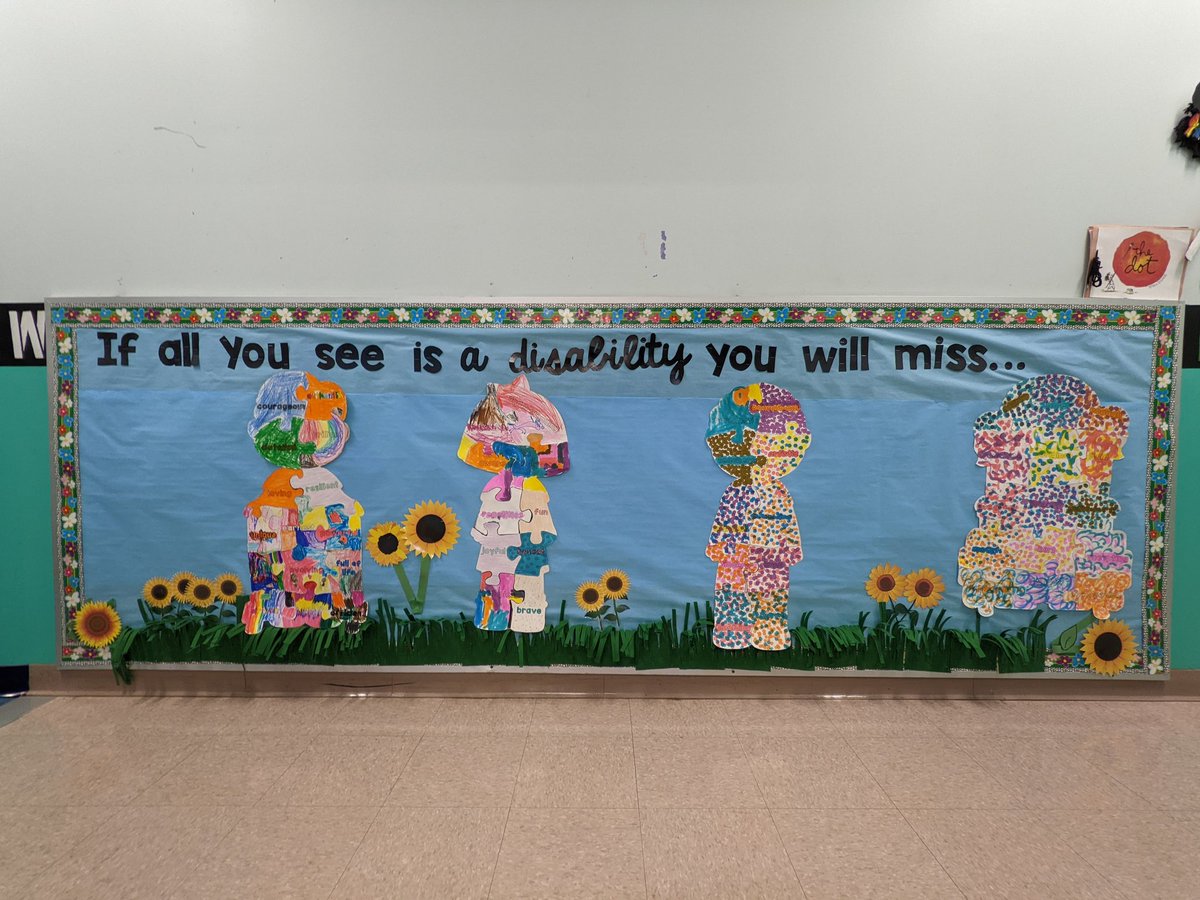 MrsFunes's tweet photo. "Don't dis my ability - look what I can do." Be comfortable with differences.  #AutismAcceptanceMonth @missperdomodws @MissDerrick304 @McginleyIsabel @WeehawkenTSD https://t.co/ghkQlLVqZ9