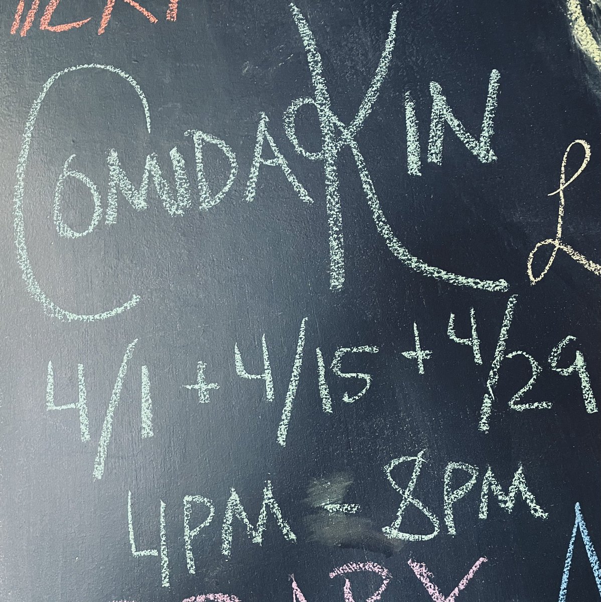 Come on down for some delicious Mexican food from Comida Kin tonight from 4-8 🤤
