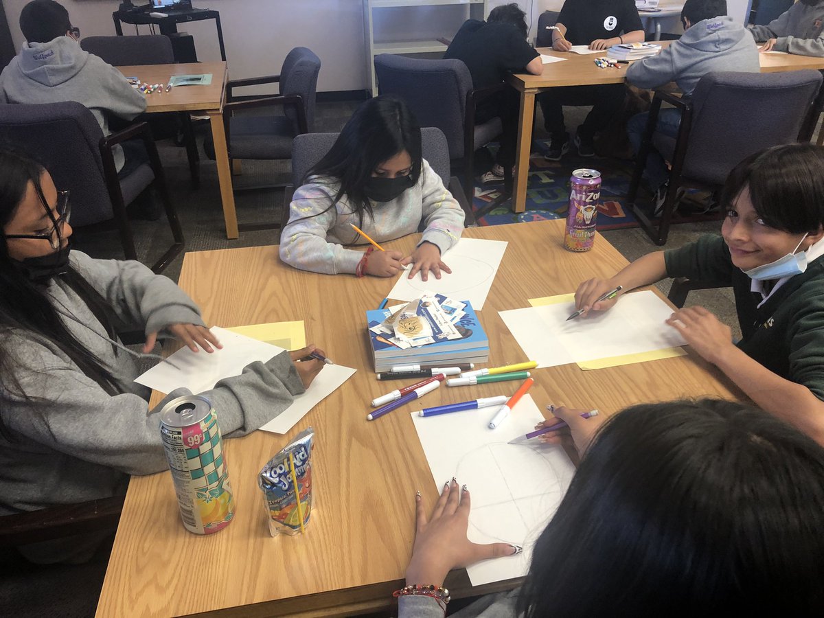 NRodriguez_LMS's tweet photo. Our awesome WIN students are learning to draw manga. @ALugo_SES #SISD_Libraries #maverick #librarybrags @ESerna_PK8 @Sparks_Interest @MisakoRocks https://t.co/oHumnvvjRn