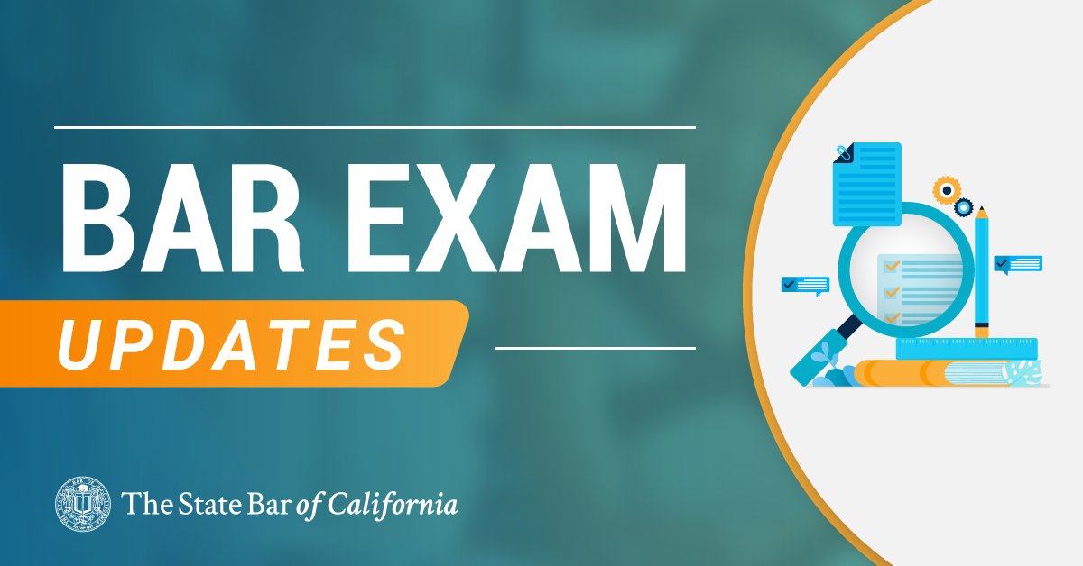 StateBarCA's tweet photo. 📣 July 2022 #CABarExam applicants: The timely filing deadline is today. Avoid late fees! Immediate repeaters have until 5/23 to register. Apply in the Applicant Portal: https://t.co/1eQP6fJw4J Visit our webpage for deadlines, testing centers, &amp; more: https://t.co/Nz7cu5EmrA https://t.co/Tbj6Hw0nla
