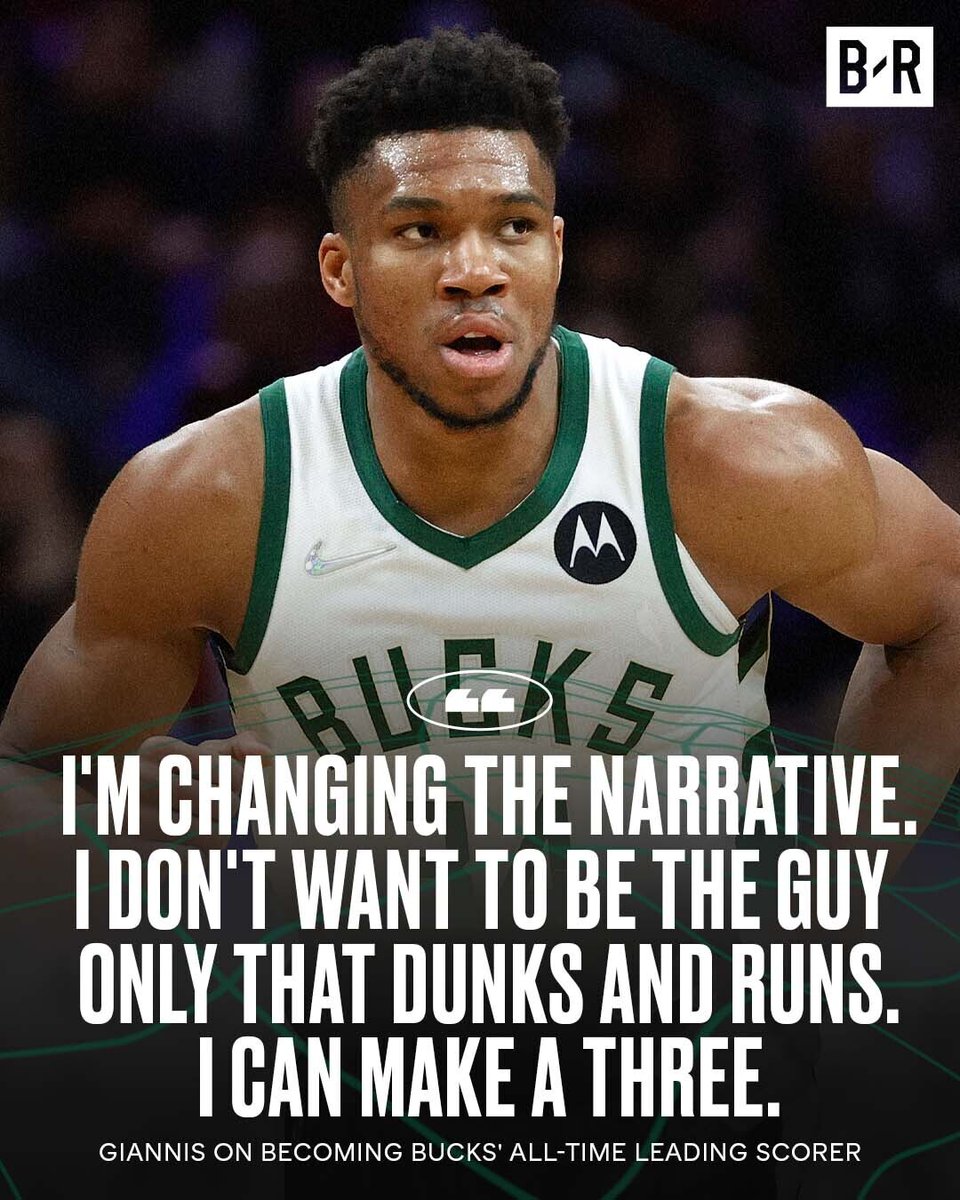 Giannis is writing his own story ✍️