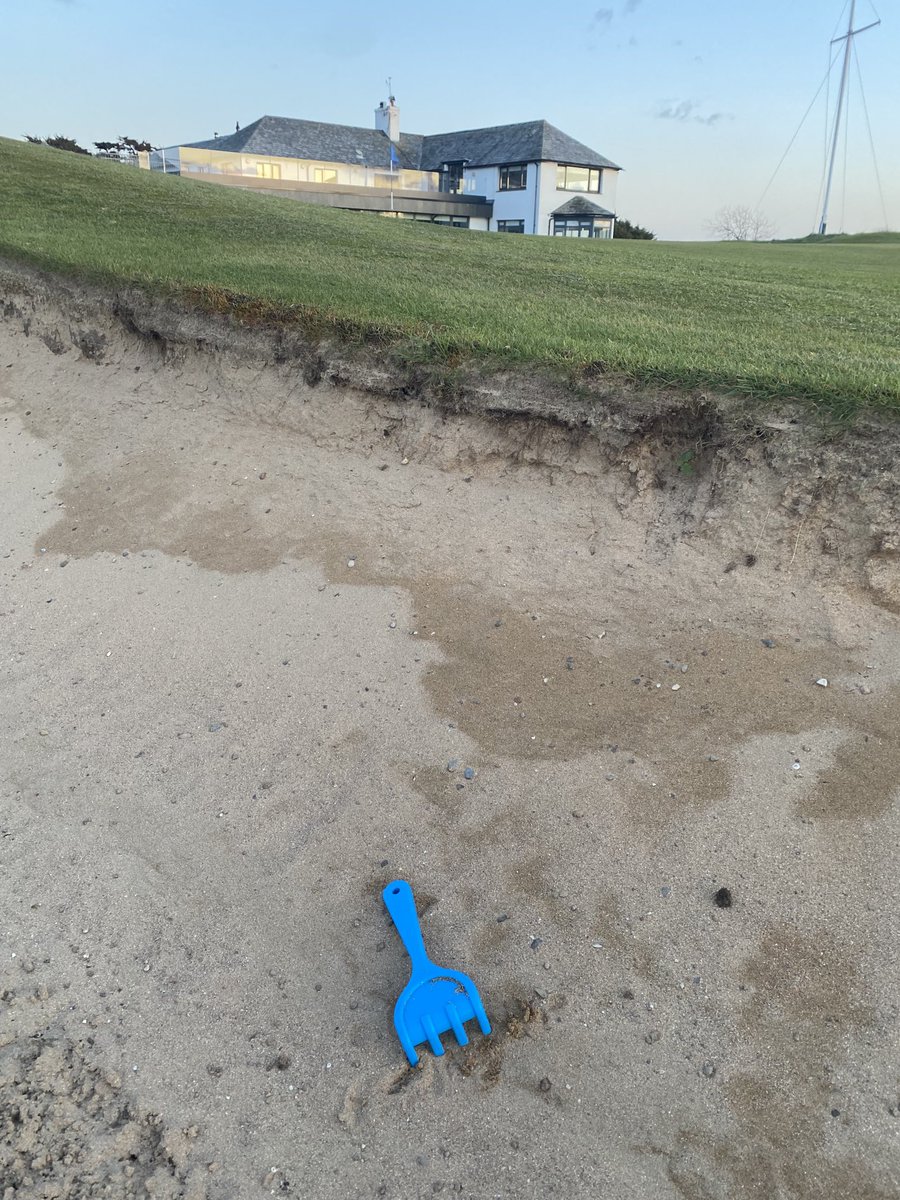 New cheaper version Bunker Rakes used on the course ⁦<a href="/stenodocgolf/">stenodocgolf</a>⁩ today all the members that used them thought it was a great asset to the way the Bunkers will look in the Future!!#top100#
