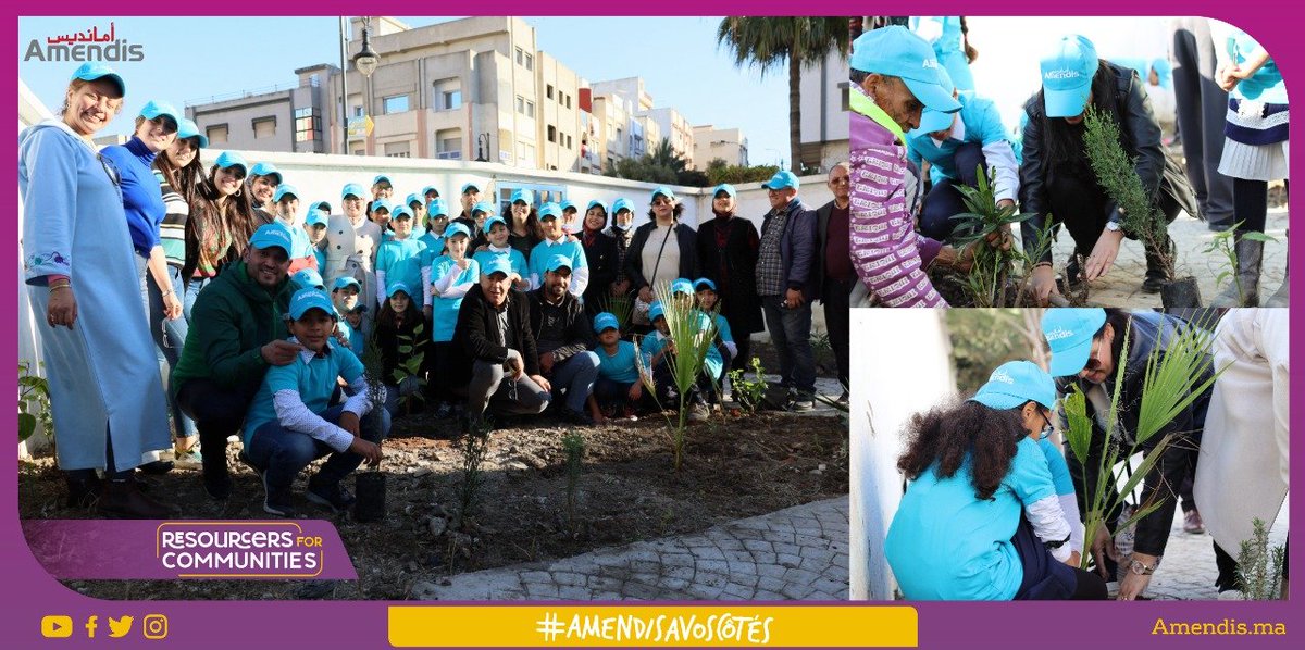 AmendisOfficiel's tweet photo. Voulez-vous offrir un cadeau à la🌍? Plantez un🌳
👉Dans le cadre de notre programme #ResourcersForCommunities,nos collaborateurs accompagnent aujourd'hui les élèves de l'école Bentachfin dans l'action de plantation pour agir en faveur de l’#environnement
#WeAreResourcers
@Veolia https://t.co/YjRaR6HXAq