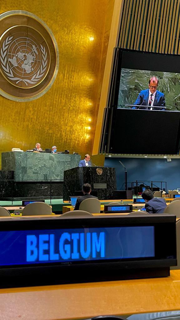 BelgiumUN's tweet photo. Annual #UNGA debate on #IIIM
Belgium fully supports the mandate of the International, Impartial and Independent Mechanism for Syria.
There can be no sustainable peace without :
👉🏼 Justice for the victims
👉🏼 Accountability for the most serious crimes
#SyriaAccountability
🇺🇳 🇧🇪 https://t.co/sNtoh7CRrW