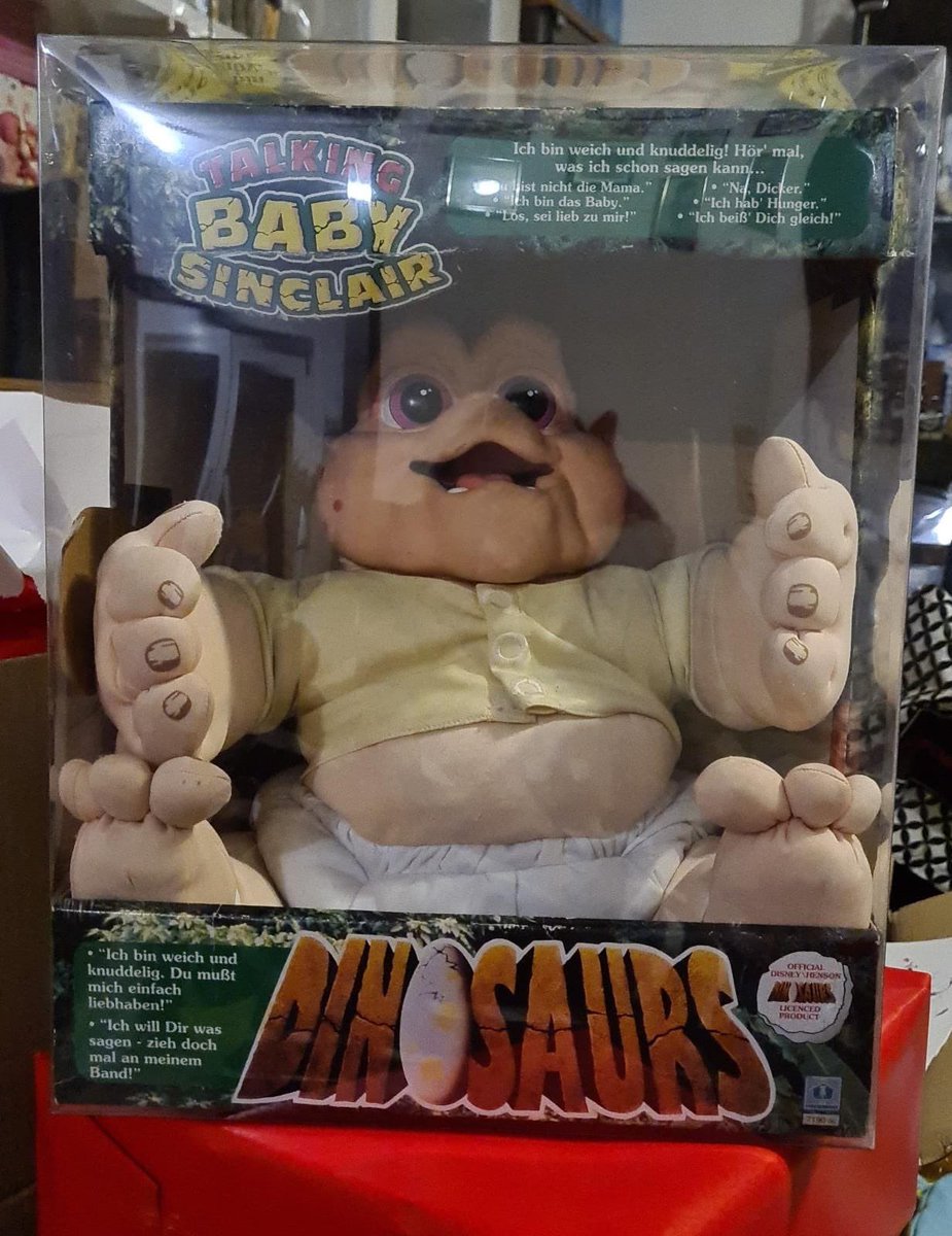 SammlerSchutz's tweet photo. Eine SammlerSchutzhülle für #VintageToys
#diedinos #dinosaurs #babysinclair #disney @disneyplus @Disney https://t.co/jkCDUIbLkW