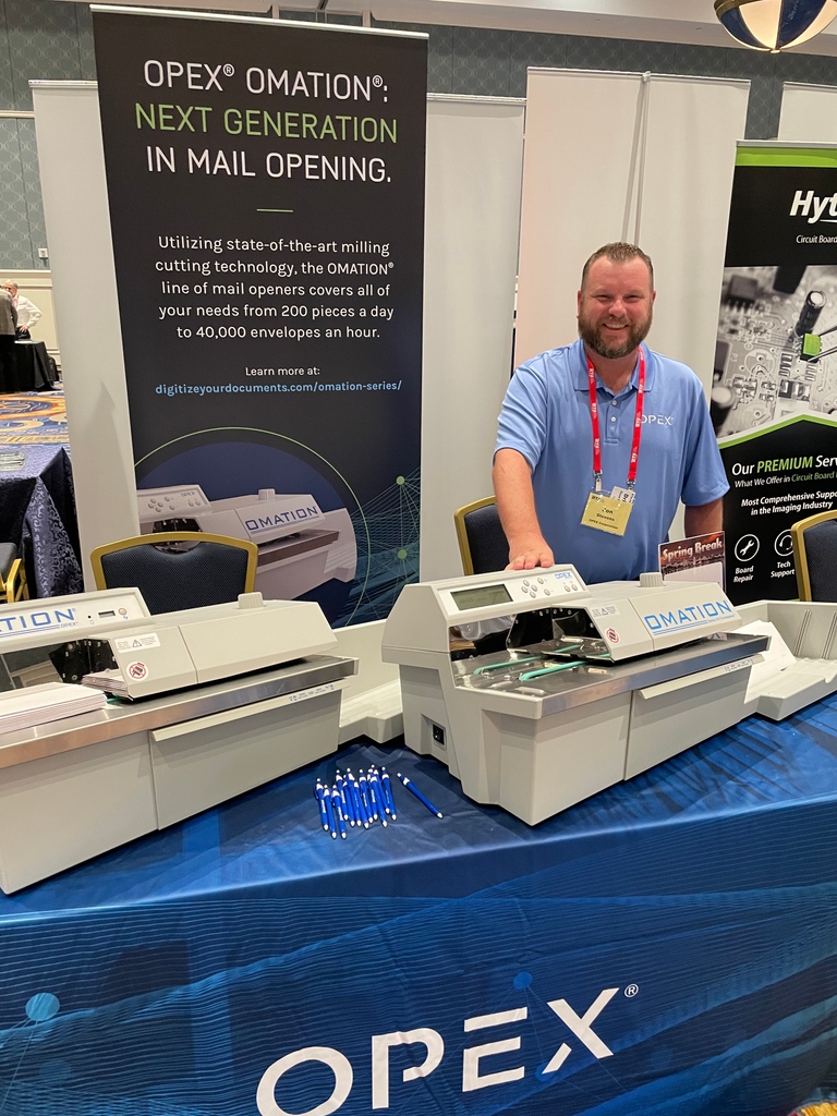 OPEXcorporation's tweet photo. Join us today and tomorrow in Orlando, Florida for BTA Spring Break. Jon Stevens, Director of OMATION, will be exhibiting our OMATION® Series 210 and 410 envelope openers.

Learn more: https://t.co/UmiTzbicGu

#BTAOrlando #OMATION #MailSolutions https://t.co/AwYLMZb4rq