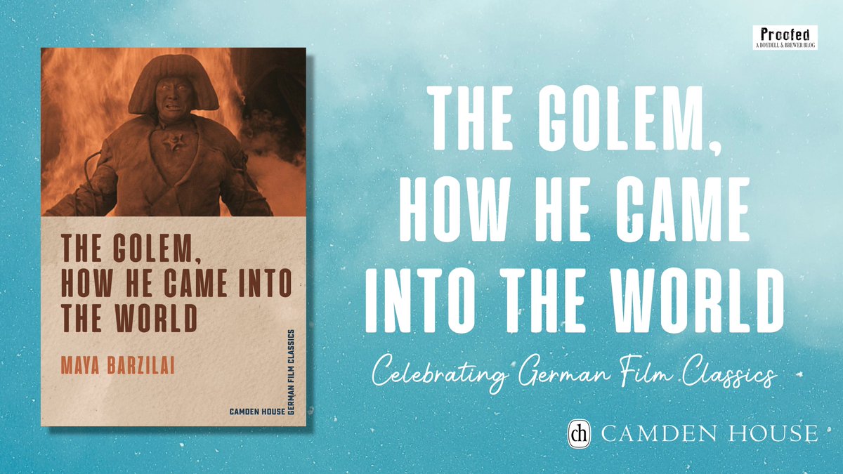 CamdenHseBooks's tweet photo. BLOG POST! Celebrating #GermanFilmClassics: The Golem | Maya Barzilai talks about how she came to the clay golem, its narrative of Jewish mystical creation, and the significance of its role in #PaulWegener’s 1920 silent Expressionist masterpiece. #DerGolem https://t.co/lGy125fuw7 https://t.co/szWC5EZd6m