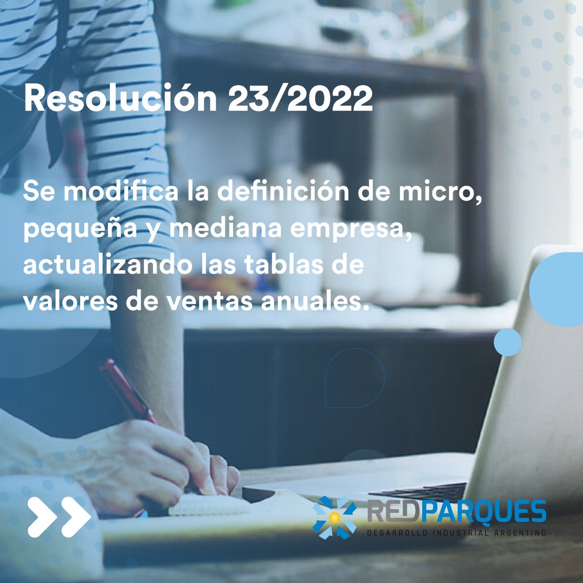InfoRedParques's tweet photo. NUEVA RESOLUCIÓN PUBLICADA HOY EN EL BOLETÍN OFICIAL 🚨
#PyME #BoletinOficial #EmpresaArgentina #IndustriaArgentina #ParquesIndustriales #RedParques https://t.co/HrlWySVrjE