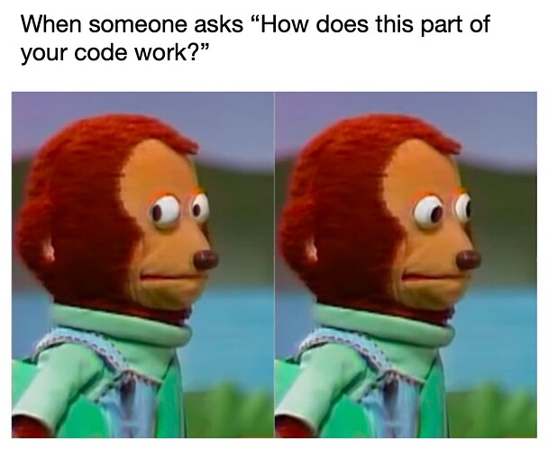 🙋‍♀️Relatable. Created by SwimGirlStudios

Happy April Fools! Join the Hopscotch forum to check out more funny memes from the Memes Competition: forum.gethopscotch.com/t/official-hop…