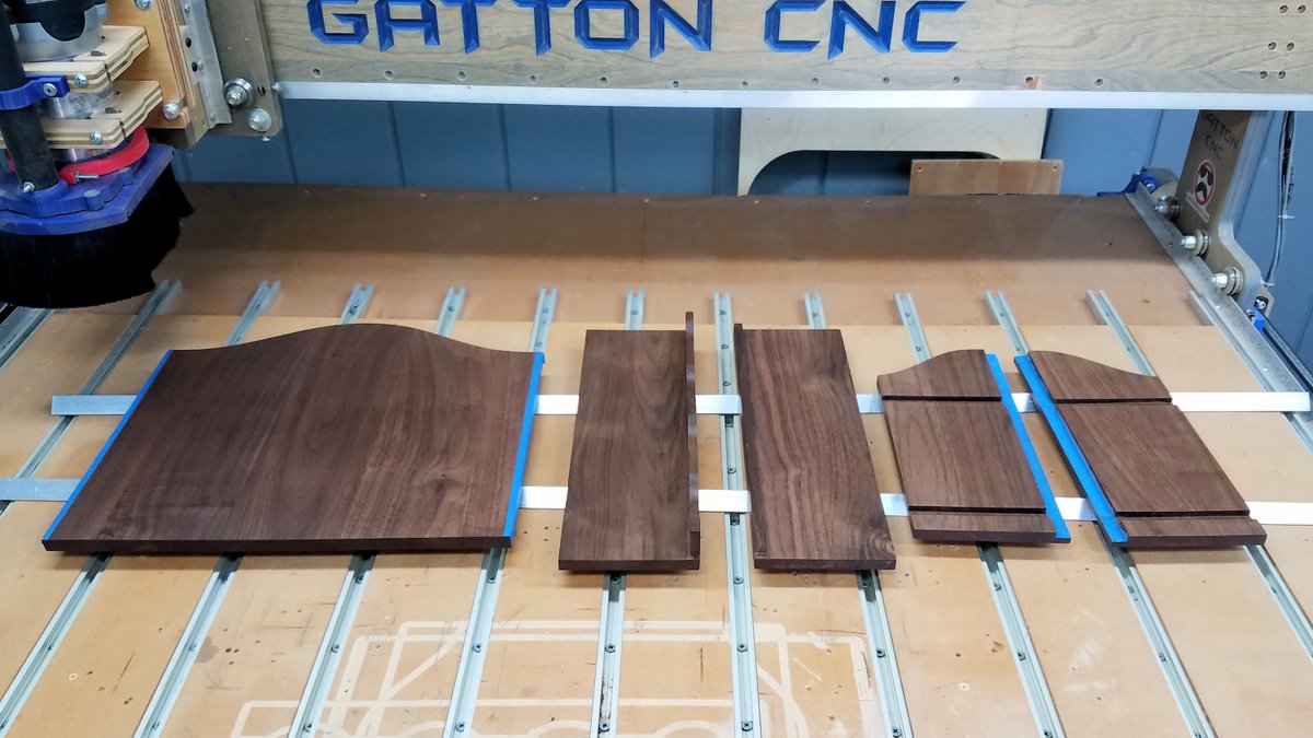 Last sneak peek until the project is completed. The head designer selected Minwax Special Walnut for a stain color, and it evened out the tones of this reclaimed walnut flooring beautifully.

#woodporn #specialwalnut #teashelf