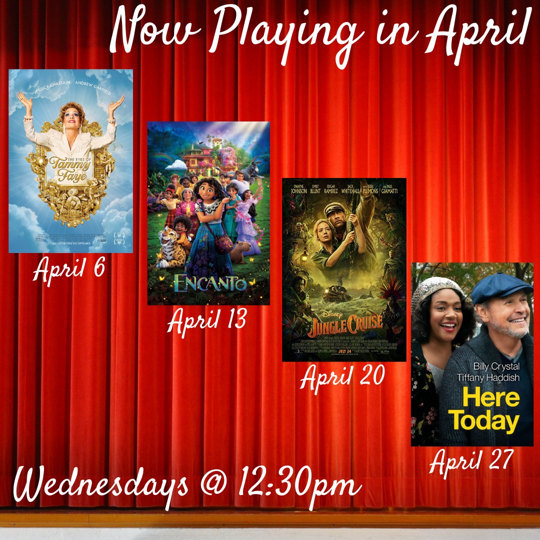 BPLnj's tweet photo. No joke - our movies are back! Join us on Wednesdays in the theater for a free movie screening. Stop by the adult building before the movie to grab a sandwich and meal kit from #TonisKitchen to complete your day!
.
#freemovies #moviescreening #bplnj #bloomfieldnj https://t.co/LljElXnHc3