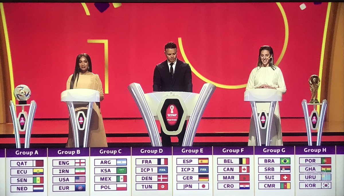 marukesu2010's tweet photo. Definição do sorteio da copa 2022 #Sorteio da Copa #FIFAWorldCup https://t.co/aQuVP0tqUU