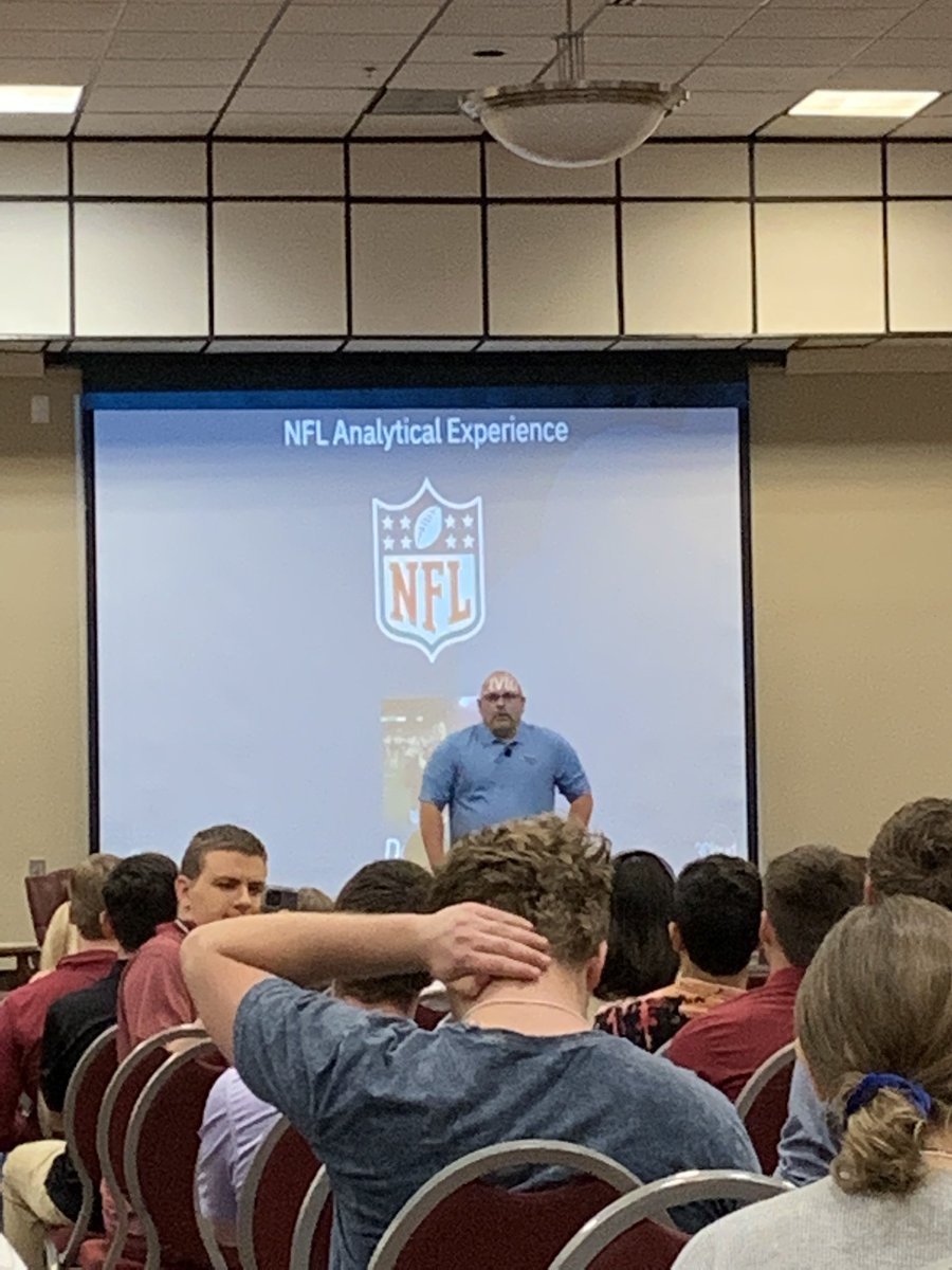 haileyphipps3's tweet photo. NFL panel with David Hay #2022SAS https://t.co/veN7rd2d6g