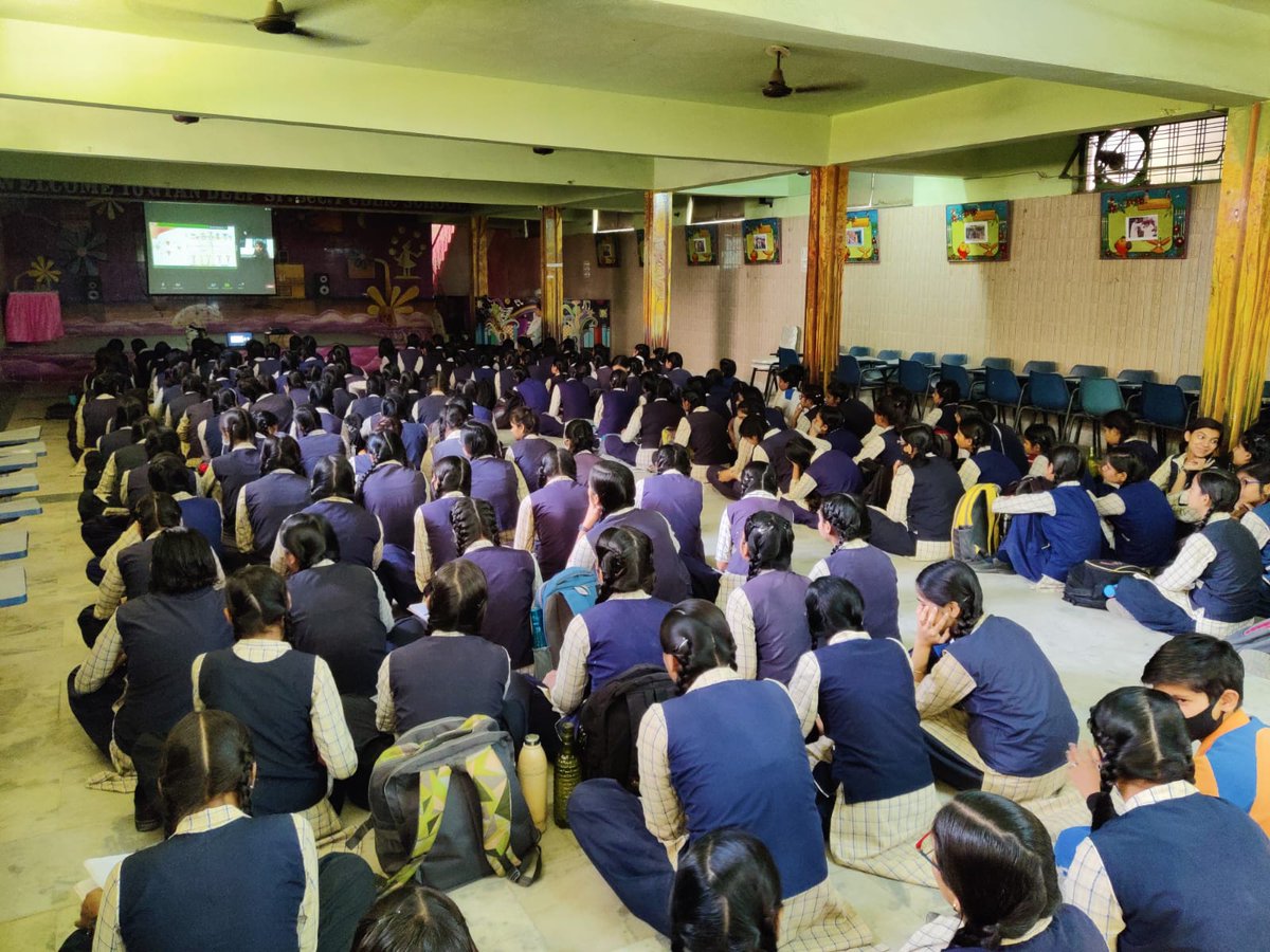 Sanchi Gajghate (she/her) (@sanchigajghate) on Twitter photo Proudly glad that I've empowered 200+ girls at Agra with access to knowledge about MHM & Menstrual products.This allows them to make a choice for there whole lives!
This session preceded our PMās live interaction with these students.
<a href="/PeeSafe/">Pee Safe</a> <a href="/HaqSePERIOD/">HaqSePERIOD</a> <a href="/UNICEFIndia/">UNICEF India</a> <a href="/PMOIndia/">PMO India</a> Proudly glad that I've empowered 200+ girls at Agra with access to knowledge about MHM & Menstrual products.This allows them to make a choice for there whole lives!
This session preceded our PMās live interaction with these students.
<a href="/PeeSafe/">Pee Safe</a> <a href="/HaqSePERIOD/">HaqSePERIOD</a> <a href="/UNICEFIndia/">UNICEF India</a> <a href="/PMOIndia/">PMO India</a>