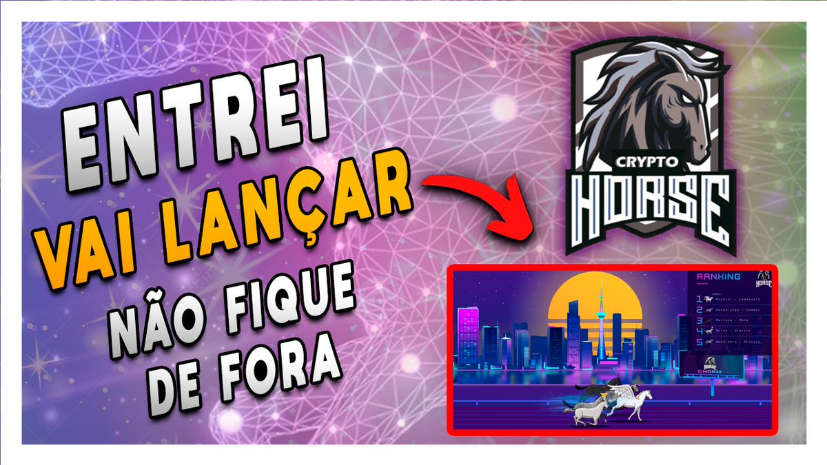 Beeelissima's tweet photo. Crypto Horse é um novo NFT Game que vai lançar dia 3 de abril. O evento de compra de box pré lançamento já começou! 
https://t.co/QnMyc114tW

#nftgame #nftgaming #cryptohorse https://t.co/9rIFfLF4jK
