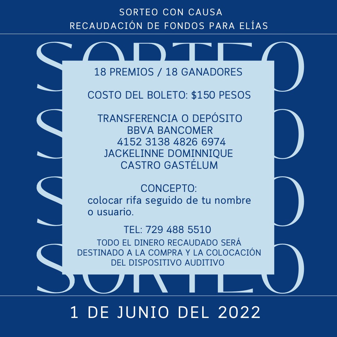 domdimedomm's tweet photo. Aprovecho para solicitar su ayuda en la recaudación de fondos para no bebé de 7M con sordera y microtia. 

El sorteo es para personas de Sinaloa, pero aceptamos donaciones externas.

Cada pesito cuenta, suma y nos acerca a la meta. https://t.co/1ifn4s1qUf