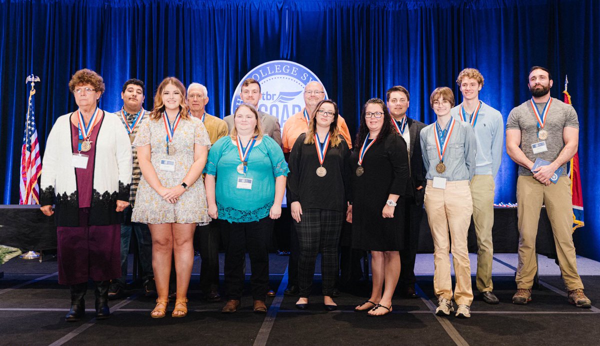 CollegeSystemTN's tweet photo. The top-achieving members of @PHITHETAKAPPA &amp; @NTHS_Official were honored during @CollegeSystemTN's annual Student Honors Luncheon this week. 51 students from TN's community &amp; technical colleges were recognized for their outstanding accomplishments💯. https://t.co/bPg7G1Q8L9 https://t.co/Su13Uxxmdk