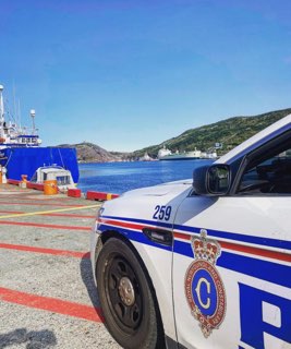 RNC_PoliceNL's tweet photo. RNC patrol officers spotted a wanted person in the downtown area of St. John's yesterday around 3pm. The 38-year-old man was arrested in the area without incident and held to appear in Provincial Court. #PatrolServices #YourRNC https://t.co/K57ljtpyzs