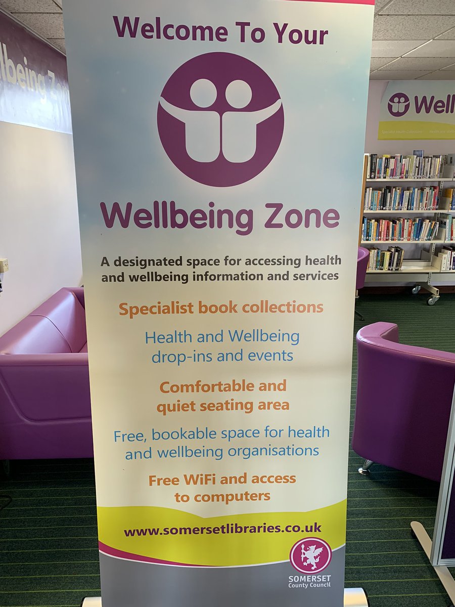 nathyc1972's tweet photo. 👏🏻👏🏻Bit of work happening on the inside as well! Once allowed back in the building staff worked on creating this 1st floor Well-Being Zone accessed by stairs/lift. Lots of shelf building/stock shifting/purple spine labelling. #WellBeingZone #ReadAndRelax https://t.co/4D5J1oWDKg