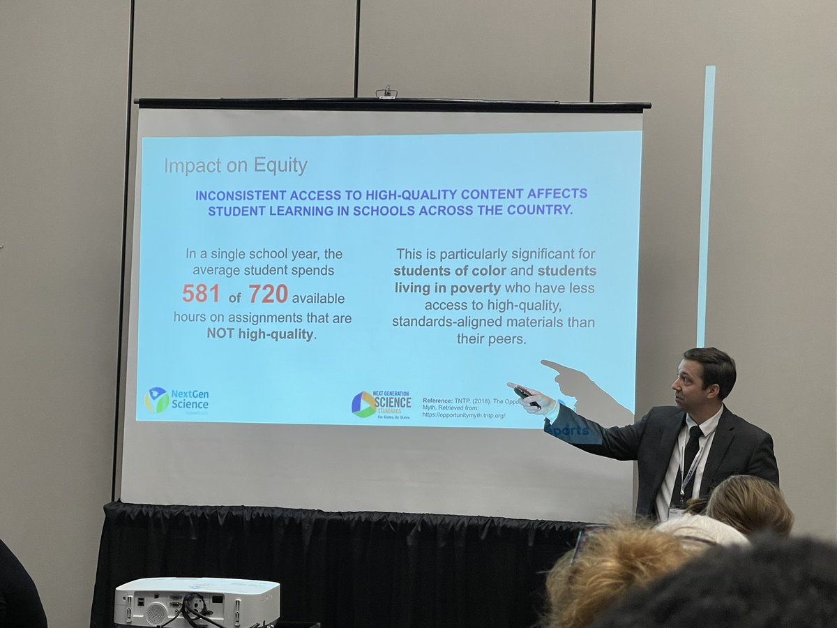 Access to high quality instructional materials is an equity issue #NSTA22 <a href="/EdReports/">EdReports.org</a> <a href="/nextgenscience/">NextGenScience</a>