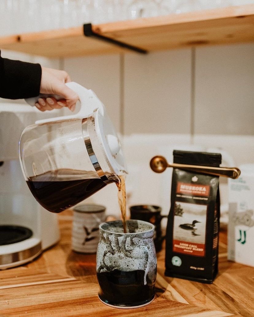 An extra cup… because FriYAY! (And also because it’s snowing… in April.)